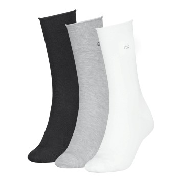 Calvin Klein Strømper 3P Classic Socks For Women Sort/Hvid Str 39/42 Dame Calvin Klein Strømper 3P Classic Socks For Women Sort/Hvid Str 39/42 Dame