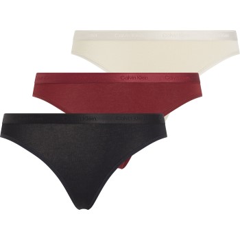 Calvin Klein Trusser 3P Modern Logo Holiday Bikini Flerfarvet bomuld Medium Dame Calvin Klein Trusser 3P Modern Logo Holiday Bikini Flerfarvet bomuld Medium Dame