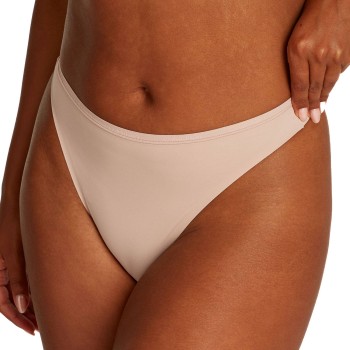 Calvin Klein Trusser Perfectly Fit Basic Thong Beige Small Dame Calvin Klein Trusser Perfectly Fit Basic Thong Beige Small Dame