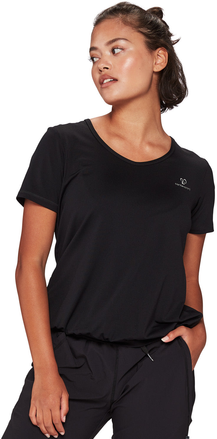 Carite Charlotte Trænings Tshirt Dame 36 Sort Carite Charlotte Trænings Tshirt Dame 36 Sort