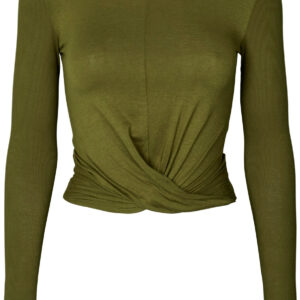Carite Cover Up Crop Trøje Dame Xxs Grøn