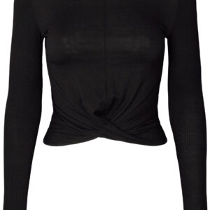 Carite Cover Up Crop Trøje Dame Xxs Sort