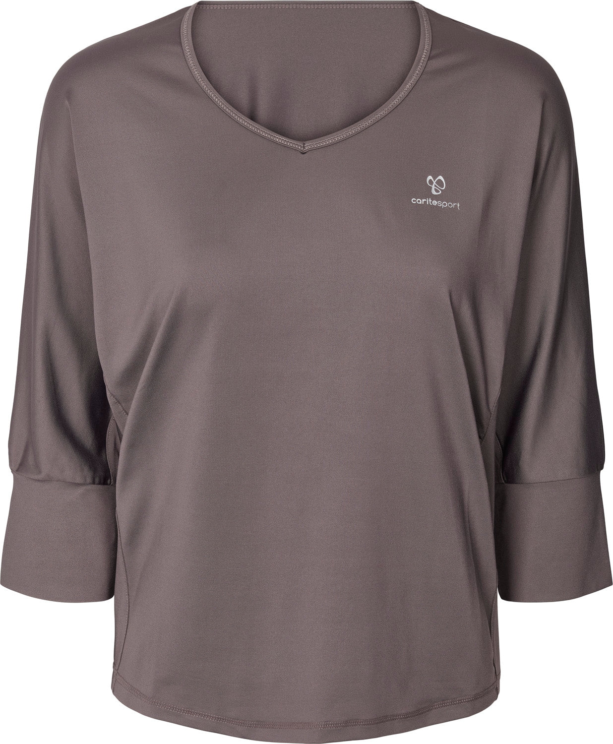 Carite Heidi Trænings Tshirt M. 3/4 Ærmer Dame 36 Grå Carite Heidi Trænings Tshirt M. 3/4 Ærmer Dame 36 Grå