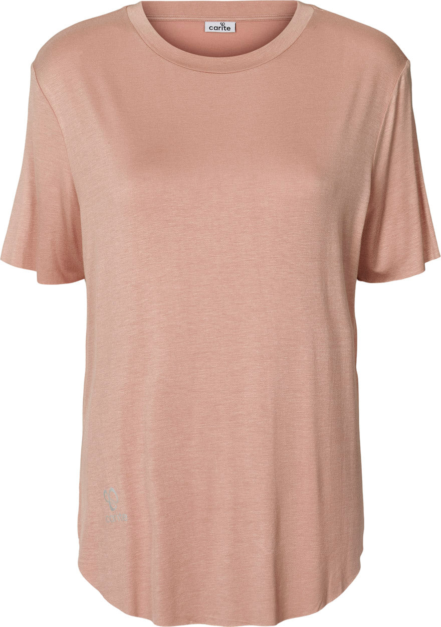 Carite Light Comfy Tshirt Dame Xxs Pink Carite Light Comfy Tshirt Dame Xxs Pink