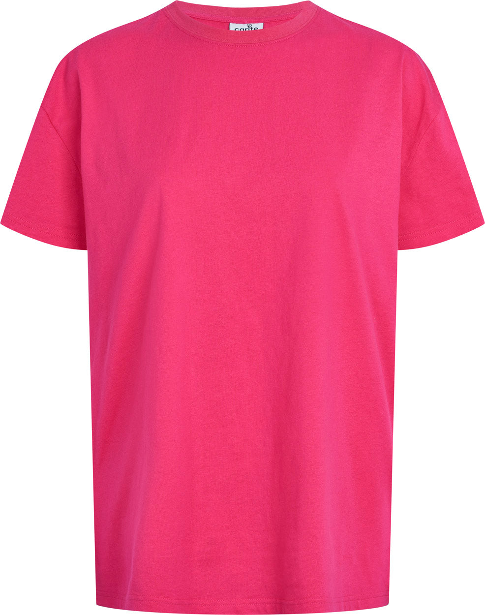 Carite Oversized Funk Tshirt Dame Xs Pink Carite Oversized Funk Tshirt Dame Xs Pink
