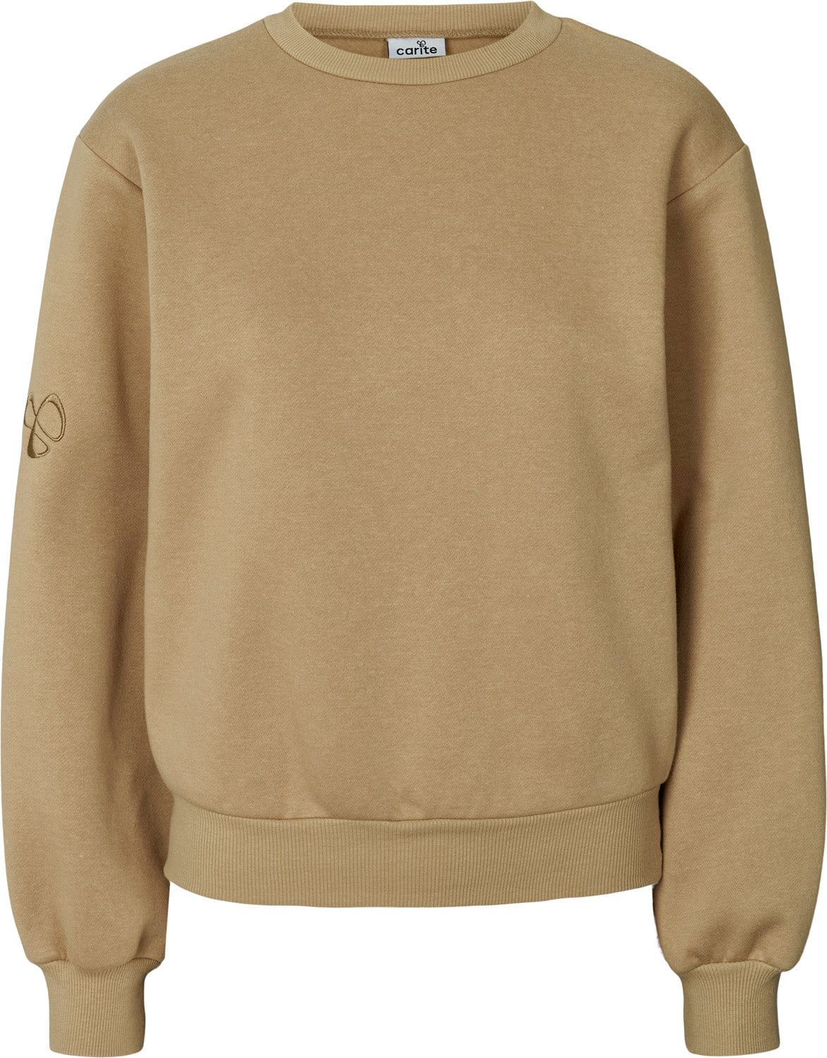 Carite Round Neck Sweatshirt Dame Xxs Brun Carite Round Neck Sweatshirt Dame Xxs Brun