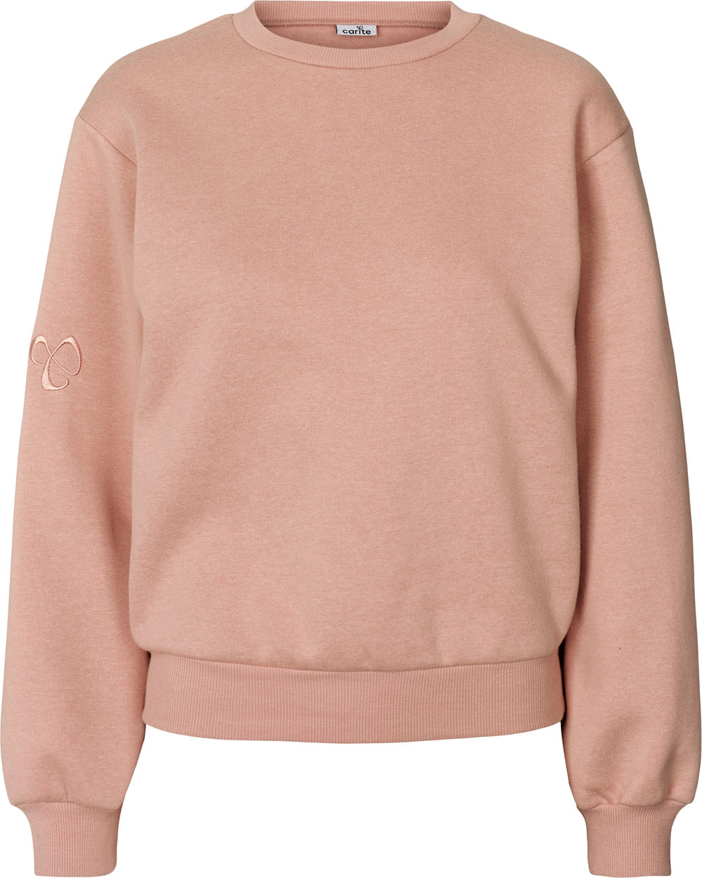 Carite Round Neck Sweatshirt Dame Xxs Pink Carite Round Neck Sweatshirt Dame Xxs Pink