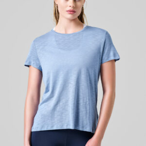 Casall Soft Texture Tshirt Dame 36 Blå