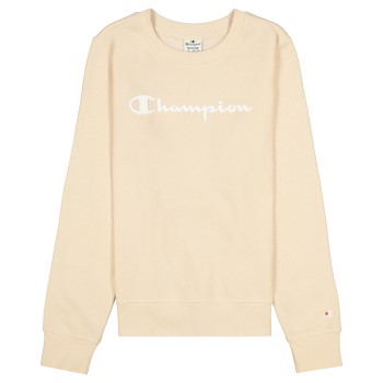 Champion American Classics Crewneck Sweatshirt W Beige Small Dame Champion American Classics Crewneck Sweatshirt W Beige Small Dame