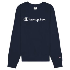 Champion American Classics Crewneck Sweatshirt W Marineblå Small Dame