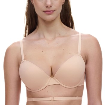 Chantelle BH EasyFeel Open Back T-shirt Bra Beige Small Dame Chantelle BH EasyFeel Open Back T-shirt Bra Beige Small Dame