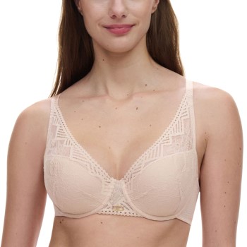 Chantelle BH Origins Lace Lightweight Plunge Bra Beige nylon B 70 Dame Chantelle BH Origins Lace Lightweight Plunge Bra Beige nylon B 70 Dame