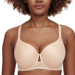 Chantelle BH Pulp Memory Foam T-shirt Covering Bra Beige B 70 Dame