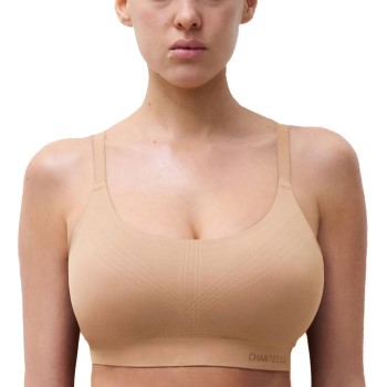 Chantelle BH Smooth Comfort Wirefree Support Bralette Lysbrun Small Dame Chantelle BH Smooth Comfort Wirefree Support Bralette Lysbrun Small Dame