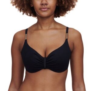 Chantelle Icon Underwire Bikini Bra Sort D 75 Dame
