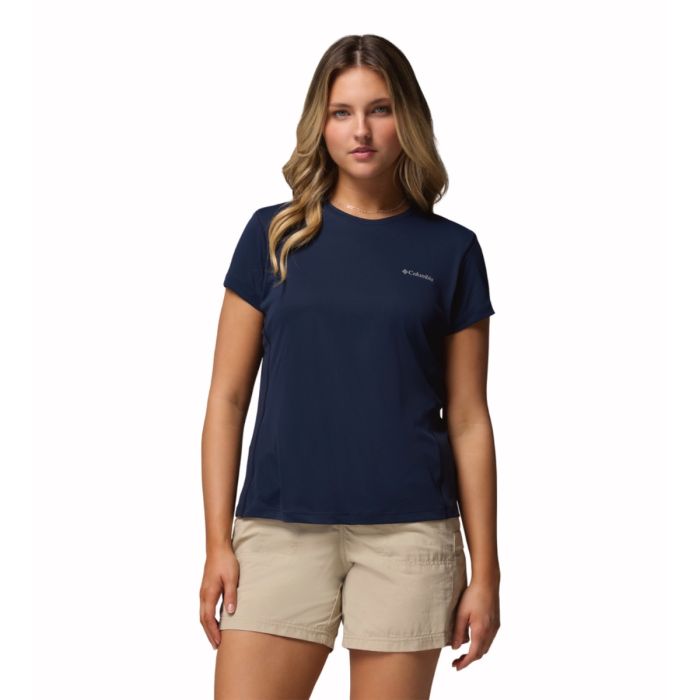 Columbia Zero Rules Light SS Tee Str. L Blå Dame Columbia Zero Rules Light SS Tee Str. L Blå Dame