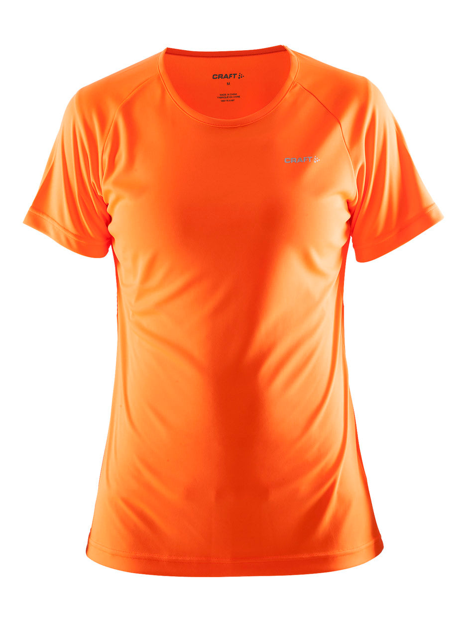 Craft Prime Tee Trænings Tshirt Dame Orange Craft Prime Tee Trænings Tshirt Dame Orange