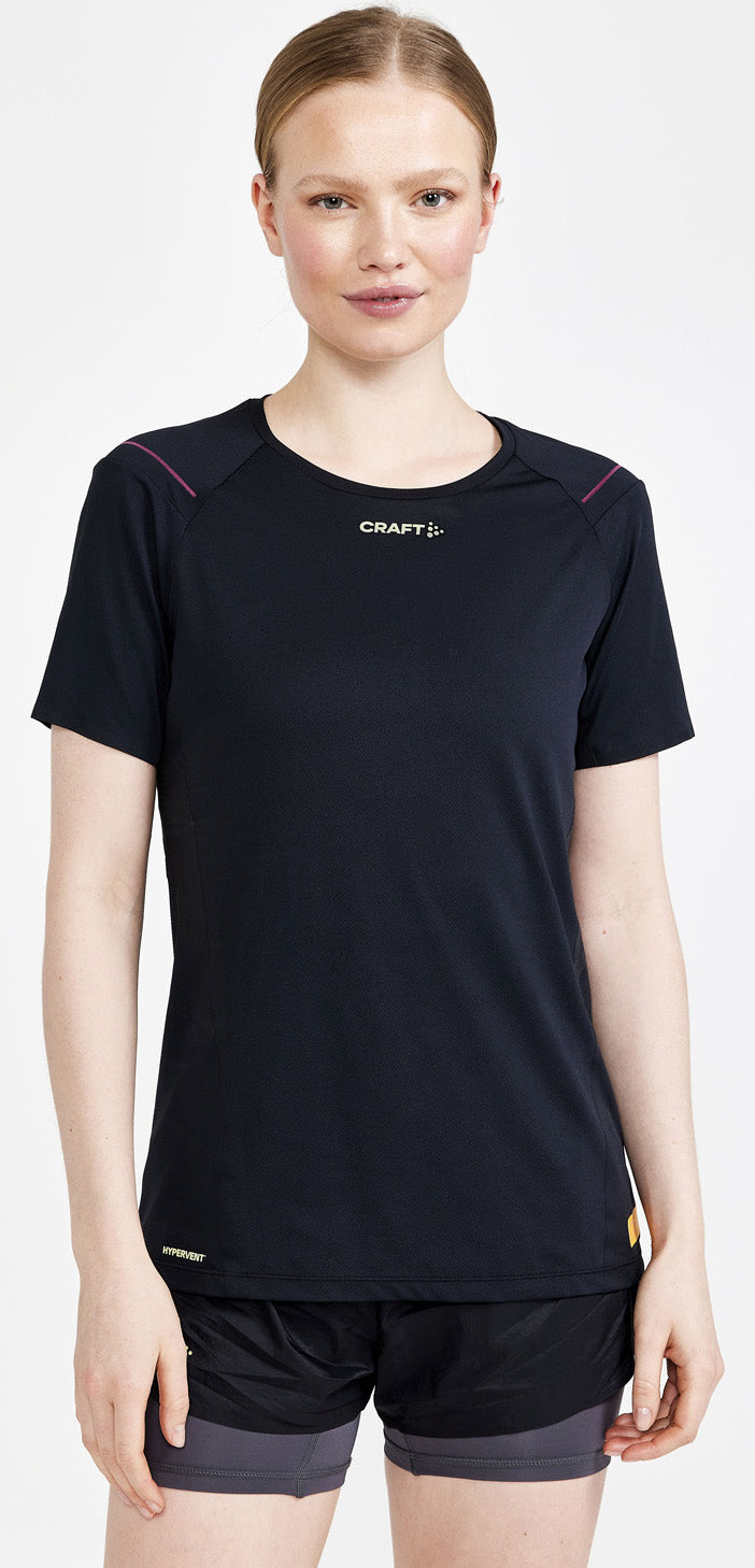 Craft Pro Trail Hypervent Tshirt Dame Sort Craft Pro Trail Hypervent Tshirt Dame Sort