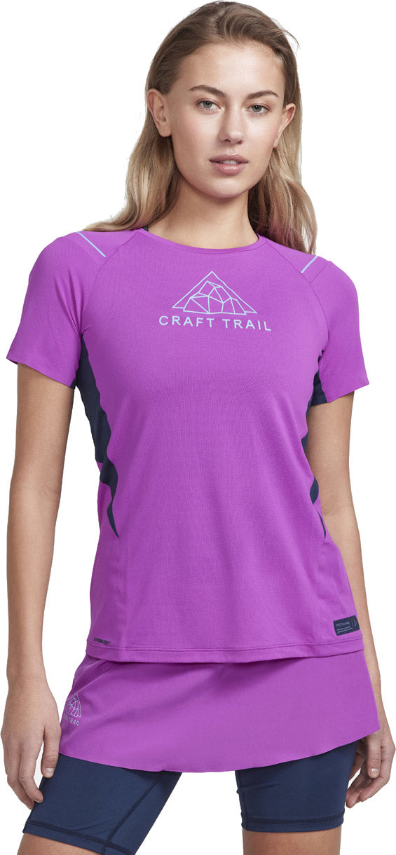 Craft Pro Trail Hypervent Tshirt Dame Xs Lilla Craft Pro Trail Hypervent Tshirt Dame Xs Lilla