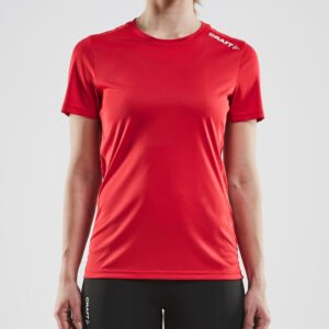 Craft Rush Tshirt Dame Xs Rød