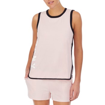 DKNY Casual Fridays Top and Shorts Set Lyserosa Small Dame DKNY Casual Fridays Top and Shorts Set Lyserosa Small Dame