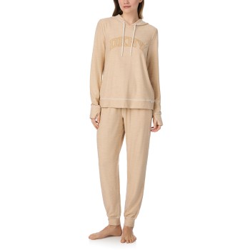 DKNY Chill In Style Hoodie Jogger Set Beige polyester Small Dame DKNY Chill In Style Hoodie Jogger Set Beige polyester Small Dame