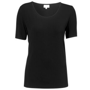 Damella Bamboo 31302 T-Shirt Sort Bambus Small Dame