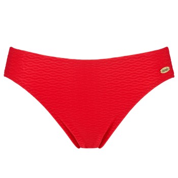 Damella Brigitte Textured Bikini Brief Rød nylon 38 Dame Damella Brigitte Textured Bikini Brief Rød nylon 38 Dame