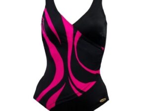 Damella Julia Basic Swimsuit Cerise 38 Dame