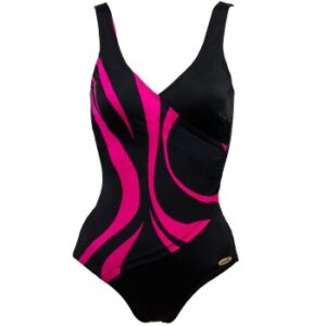Damella Julia Basic Swimsuit Cerise 38 Dame