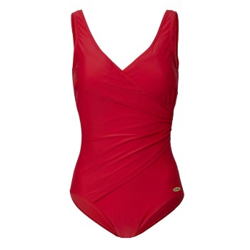 Damella Julia Basic Swimsuit Rød 38 Dame Damella Julia Basic Swimsuit Rød 38 Dame