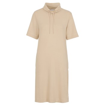 Damella Knitted Lounge Dress Sand Small Dame Damella Knitted Lounge Dress Sand Small Dame