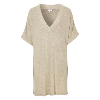 Damella Knitted Lounge Tunic Beige Small Dame Damella Knitted Lounge Tunic Beige Small Dame