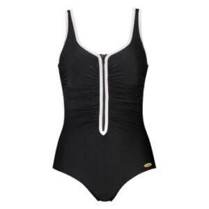 Damella Marlene Swimsuit Sort/Hvid 38 Dame