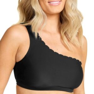 Damella Nora Wavy Bikini Top Sort 38 Dame