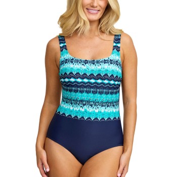Damella Patricia Swimsuit Blå Mønster 38 Dame Damella Patricia Swimsuit Blå Mønster 38 Dame