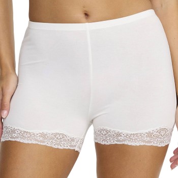 Damella Trusser Lace Boxer Brief Hvid polyester Small Dame Damella Trusser Lace Boxer Brief Hvid polyester Small Dame
