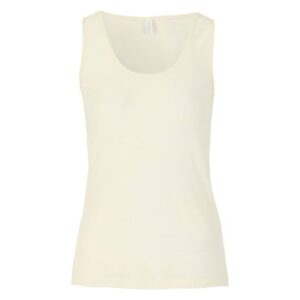 Damella Wool Top Benhvid merinould Small Dame