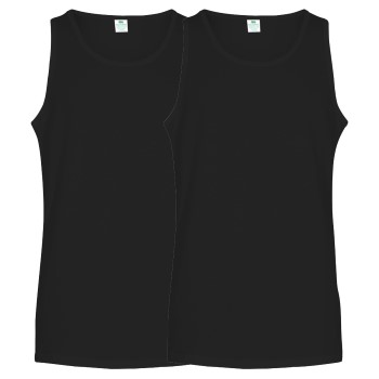 Dovre 2P Organic Cotton Singlet Sort økologisk bomuld Small Herre Dovre 2P Organic Cotton Singlet Sort økologisk bomuld Small Herre