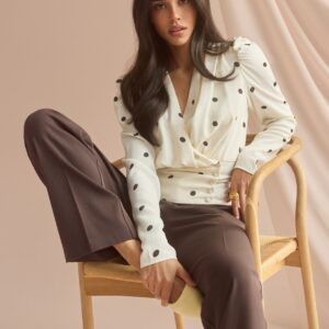 Drapy Button Blouse