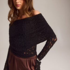 Drapy Lace Top