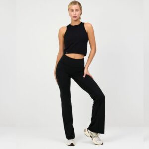 EYDA Ellie Flare Pants Str. L Sort Dame