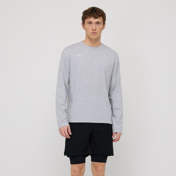 EYDA Fred Long Sleeve Tee Str. L Grå Herre EYDA Fred Long Sleeve Tee Str. L Grå Herre
