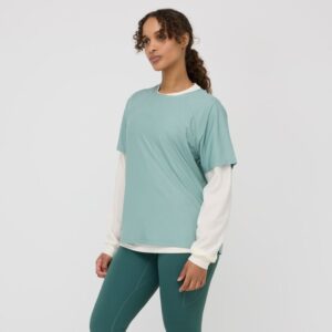 EYDA Lecia Tee Str. L Grøn Dame