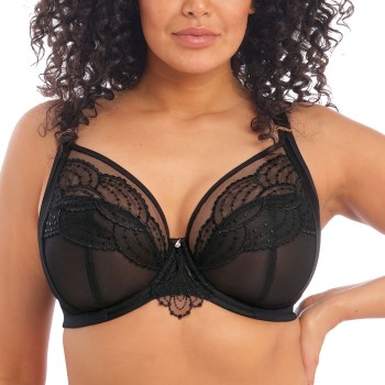 Elomi BH Priya Plunge Bra Sort F 80 Dame Elomi BH Priya Plunge Bra Sort F 80 Dame