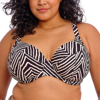 Elomi Fiji Falls Plunge Bikini Top Sort F 80 Dame Elomi Fiji Falls Plunge Bikini Top Sort F 80 Dame