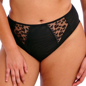 Elomi Trusser Namrah High Leg Brief Sort polyamid Medium Dame Elomi Trusser Namrah High Leg Brief Sort polyamid Medium Dame