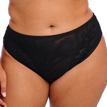 Elomi Trusser Nerina High Leg Brief Sort polyamid Small Dame Elomi Trusser Nerina High Leg Brief Sort polyamid Small Dame