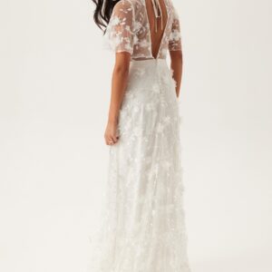 Embroidered Floral Wedding Gown