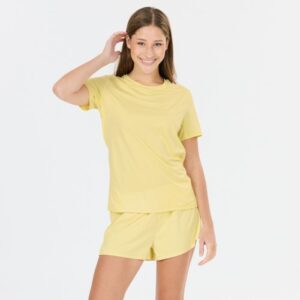 Endurance Nan S/S Tee Str. 36 Gul Dame